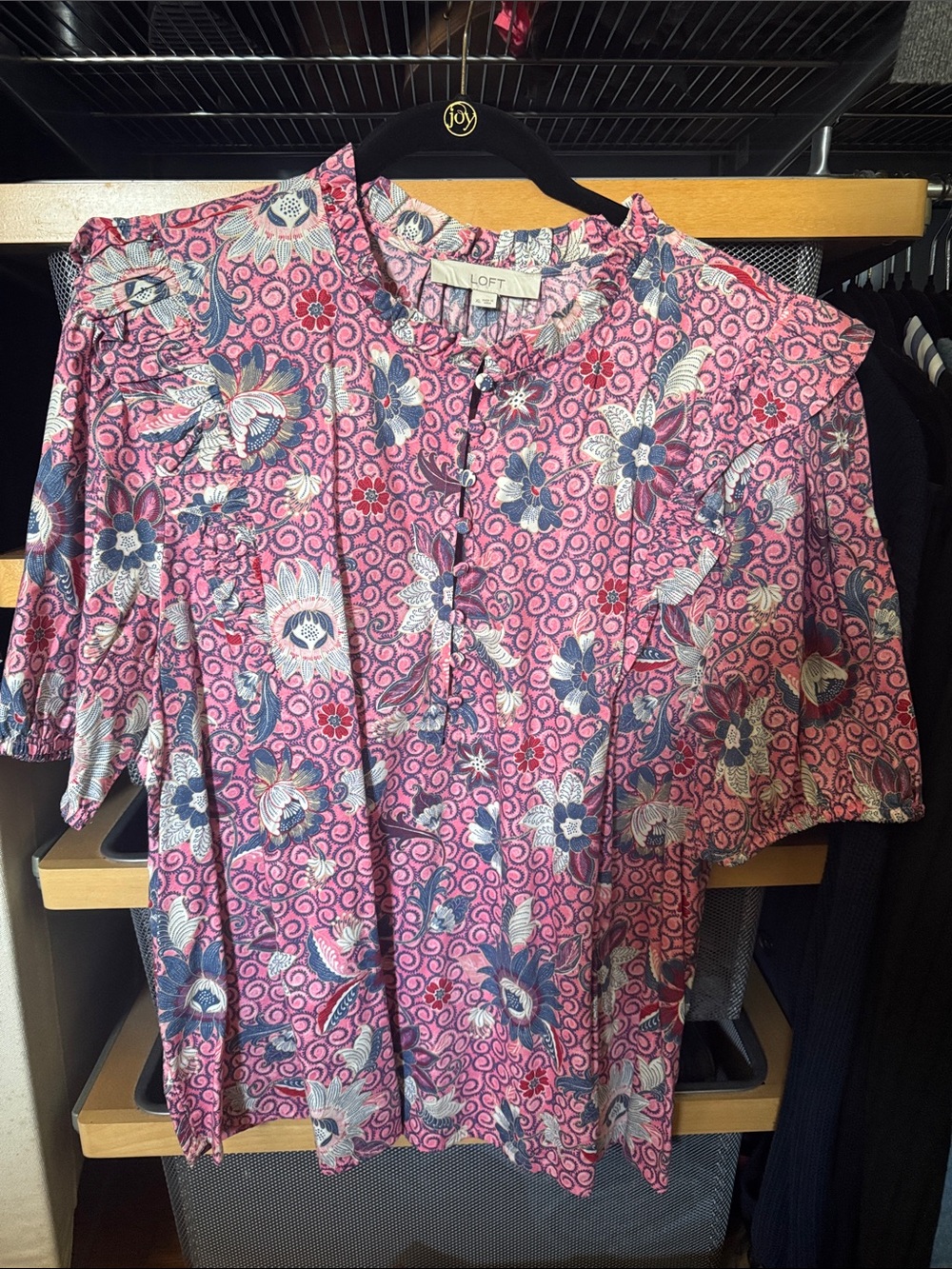 Button front blouse